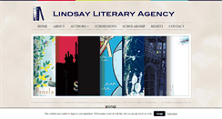 Desktop Screenshot of lindsayliteraryagency.co.uk